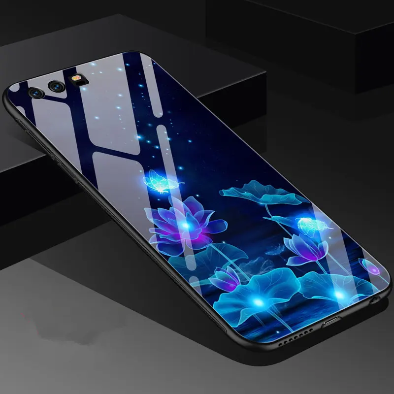 Huawei p10 Plus жесткий ударопрочного huawei закаленное стекло задняя крышка 9 h