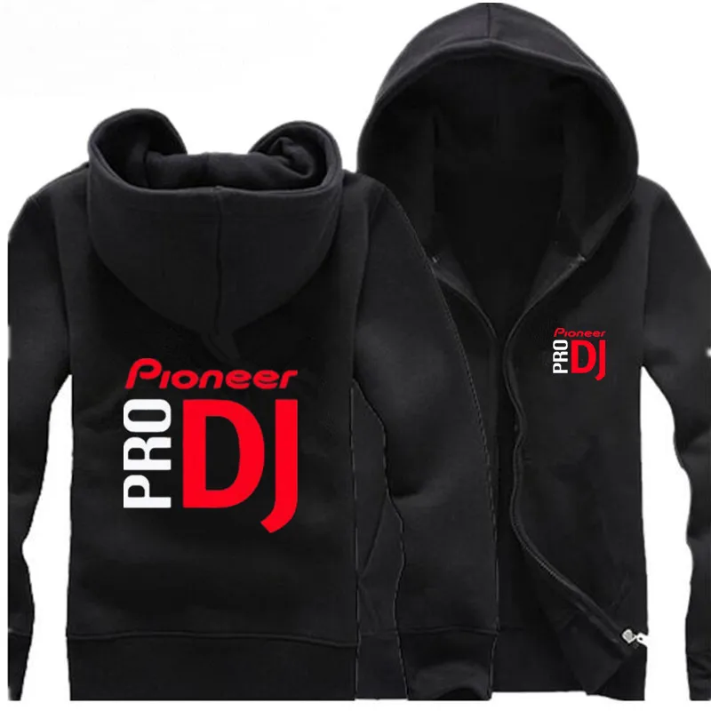 Диджеев толстовки человек с капюшоном унисекс пользовательские Pioneer PRO DJ
