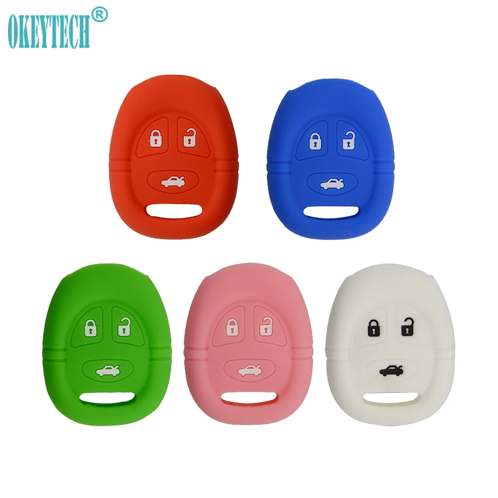 Чехол для автомобильных ключей OkeyTech мягкий силиконовый резиновый чехол с 3