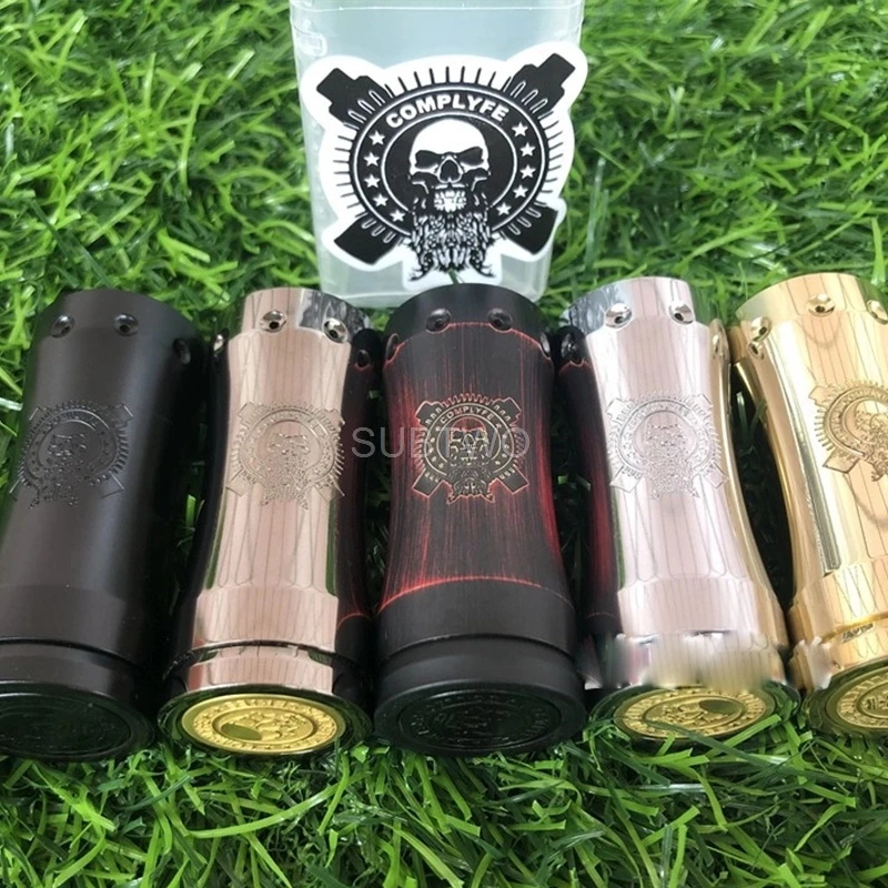 CompLyfe takever маленький механизм, модель 25 мм латунь 3D Выгравированный fit 18350 Аккумуляторный механический мод fit vape танк rda rdta испаритель