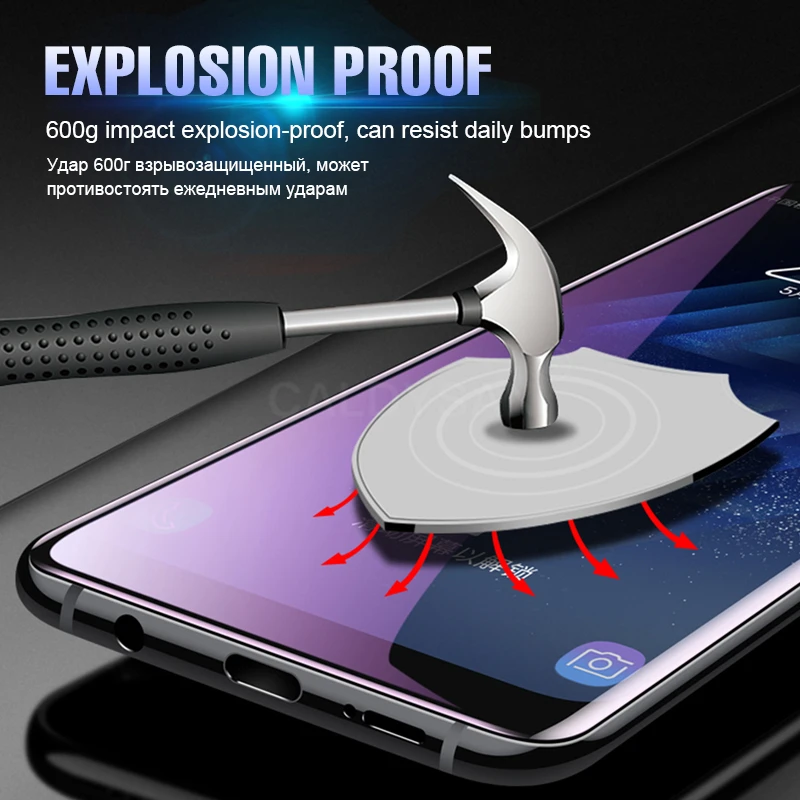 Полностью Защитная Гидрогелевая пленка для samsung Galaxy S6 S7 Edge S8 S9 Plus Note 8 9 защитная пленка не стекло