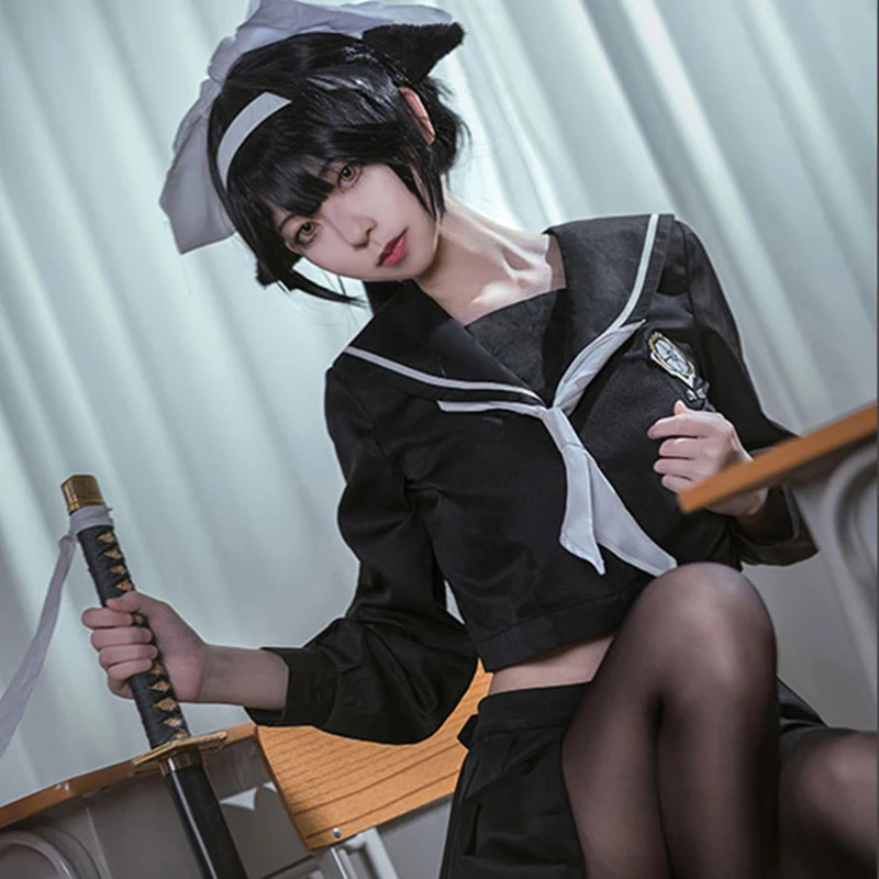 Новое поступление костюм для костюмированной вечеринки Azur Lane IJN Takao/ Atago моряка