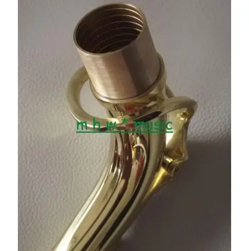 

Excellent Alto saxophone neck gold lacquer brass material