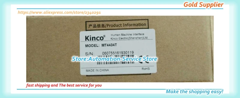 KINCO новый оригинальный HMI MT4434T 7 дюймов сенсорный экран Экран 800*400 DC24V COM USB