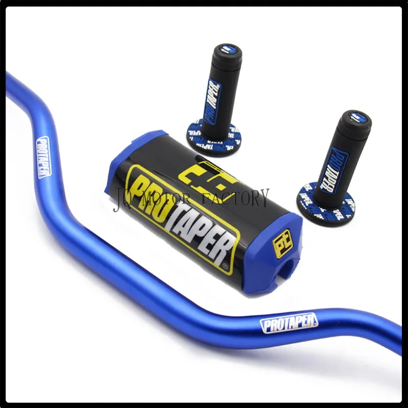 Для мотоцикла мотокросса Dirt Pit Bike Pitbike Taper Metal fat руль 1 1/8 &quot28 мм с захватами и
