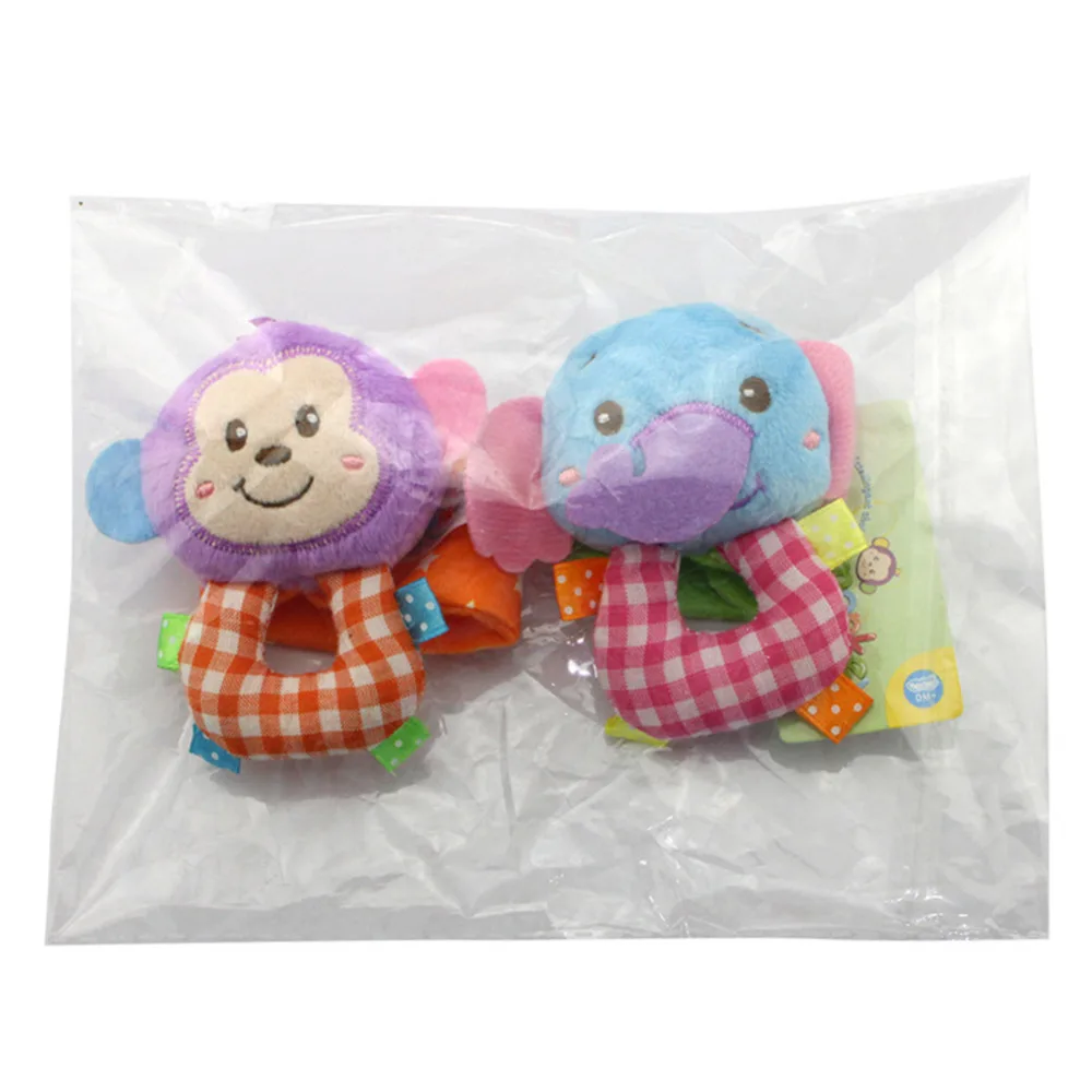 Leadingstar 2 шт. Симпатичные Fun для малышей писклявым плюшевый слон Обезьяна Животное