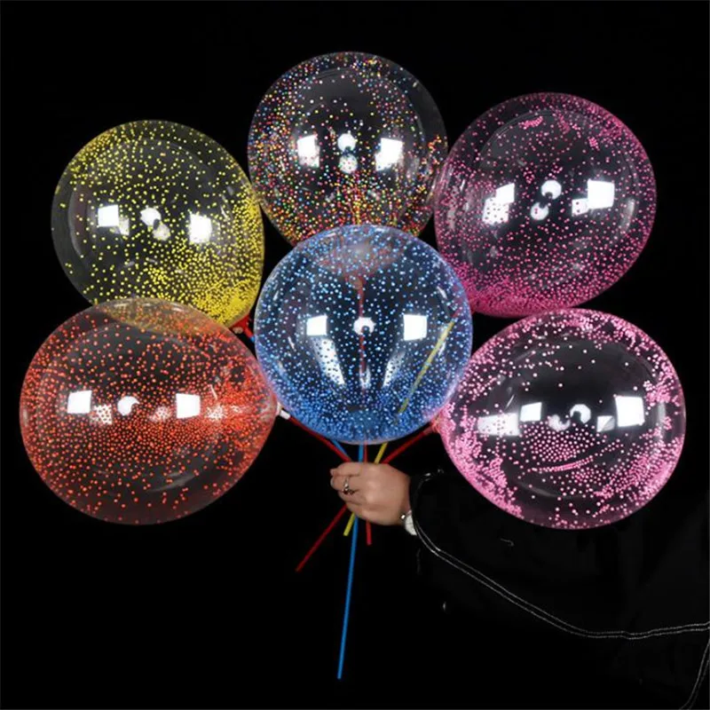 Романтические Свадебные Воздушные шары разноцветные частицы пены латексные Diy