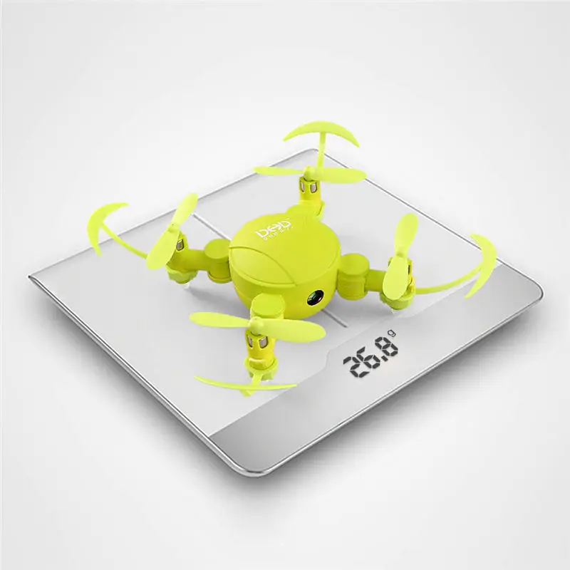 JJR/C JJRC DHD D4 Мини карманный Дрон wifi FPV 720P камера режим высоты RC Квадрокоптер зеленый