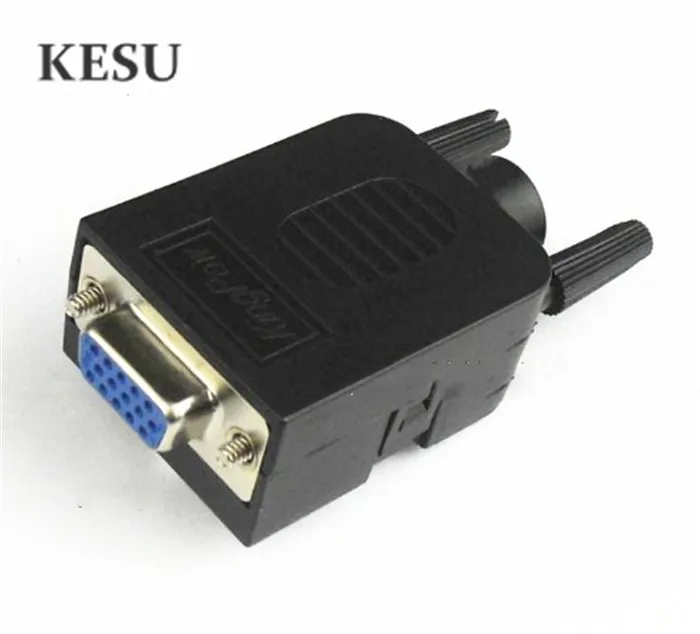 Высококачественный DB15 D-SUB VGA 15Pin 15-контактный Штекерный и гнездовой разъем
