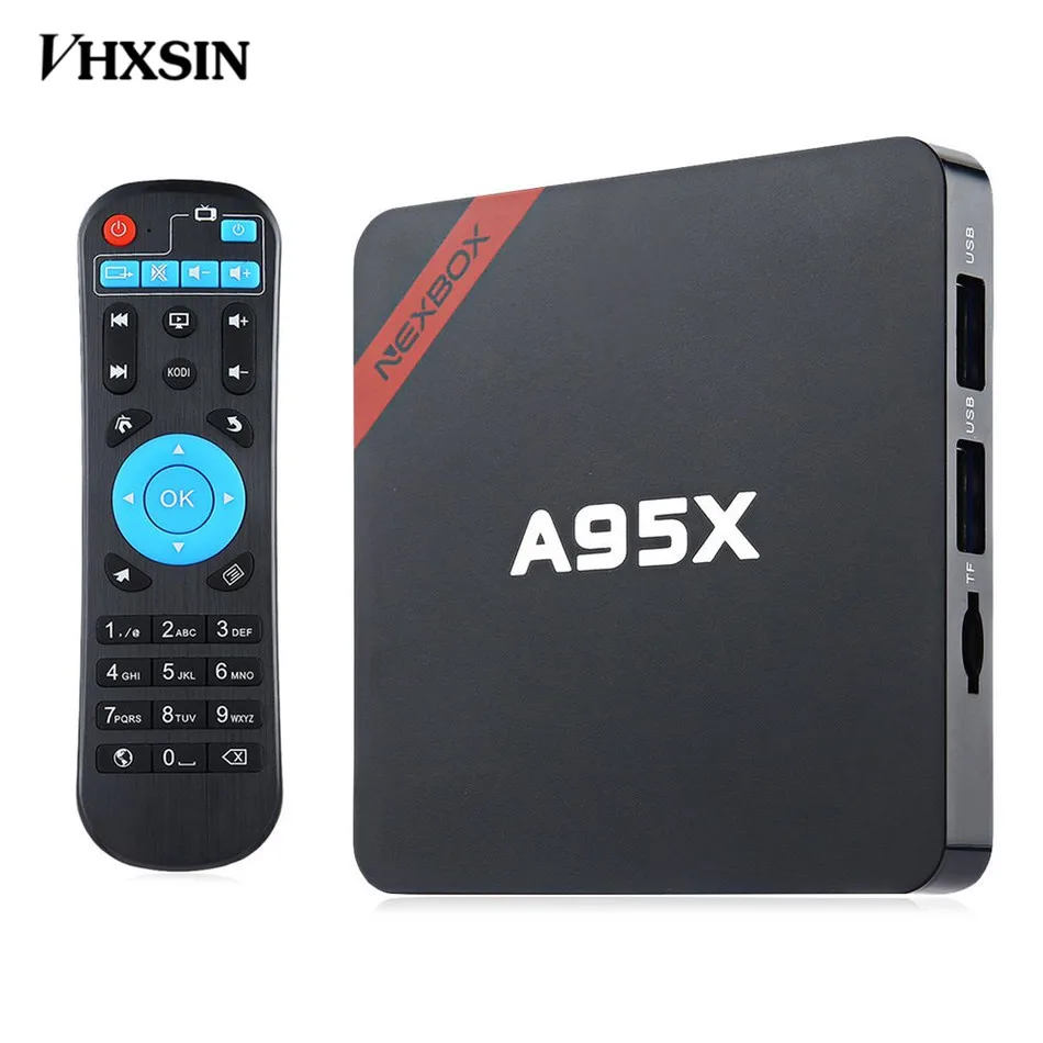 VHXSIN 20 шт./лот NEXBOX A95X TV Box Amlogic S905w Android 7 1 Quad Core Гб RAM 8 ROM|tv box amlogic|tv quad corebox core |