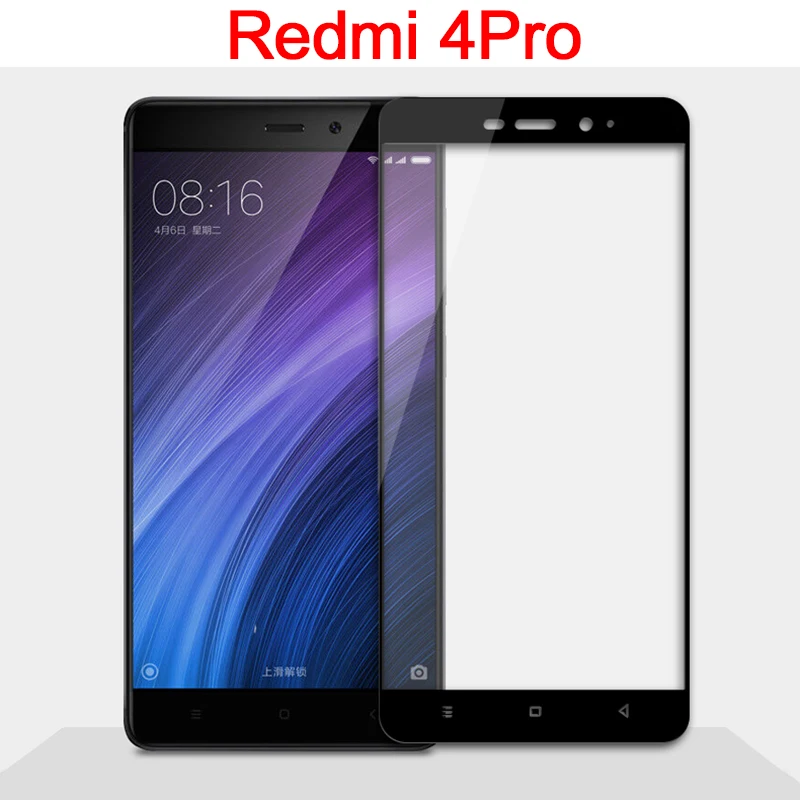 Закаленное стекло для Xiaomi Redmi Note 4 4X 4X4 Pro Полное покрытие экрана протектор