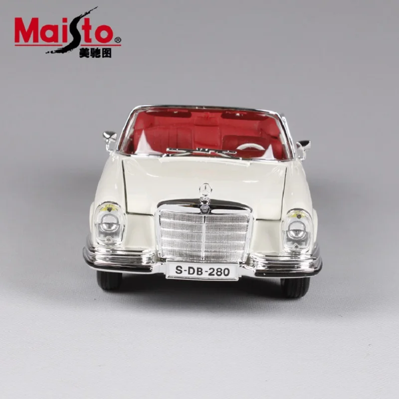 Bburago 1:18 литой под давлением сплав старинная Модель автомобиля игрушки для Benz 280