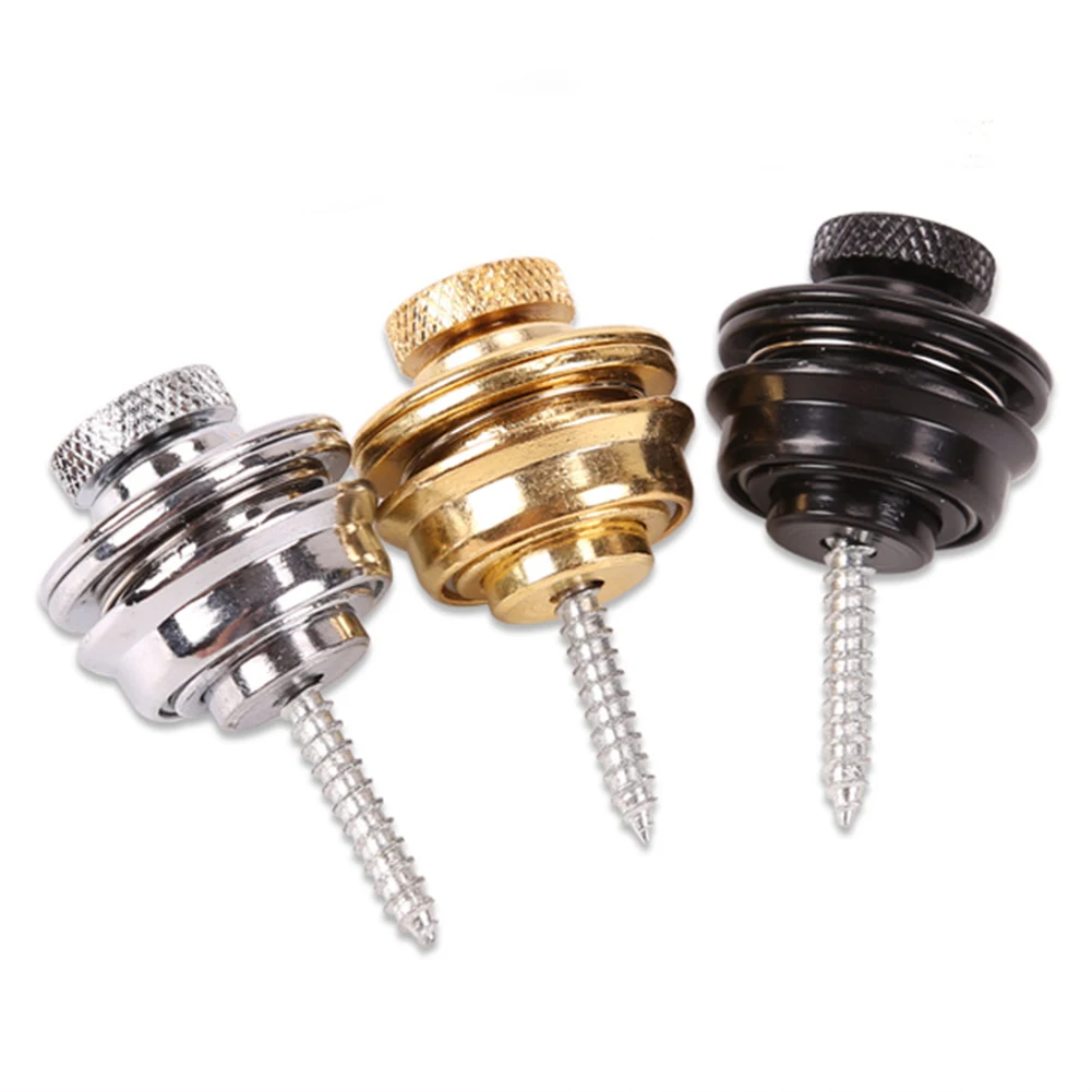 Ремешок гитары с кнопкой блокировки соломки Пряжка нескользящий акустический