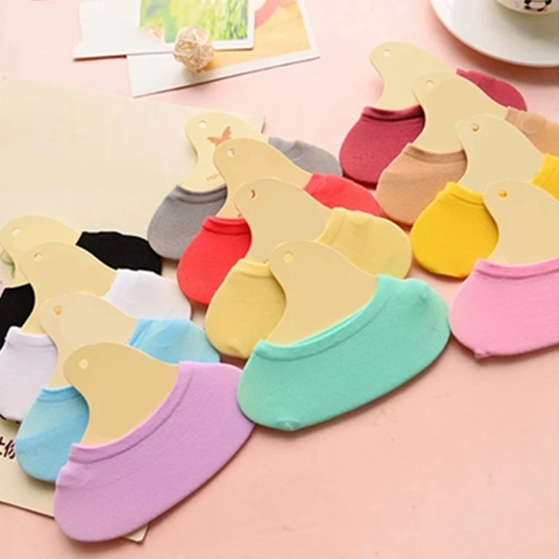 

Socks Women Solid Candy Color Invisible Simple Breathable Kawaii Soft Sock Summer Womens All-match High Elasticity Female Chic