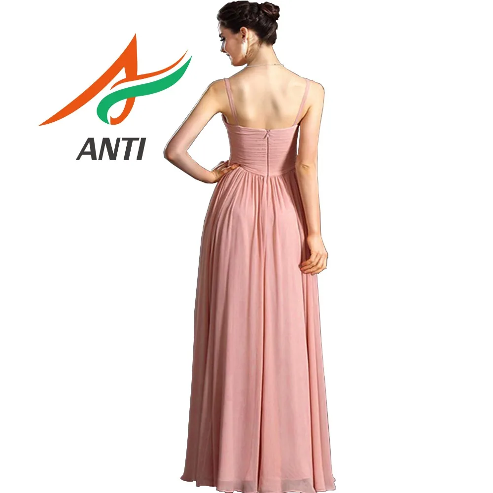 Женское шифоновое платье с v образным вырезом подружки невесты в форме А для