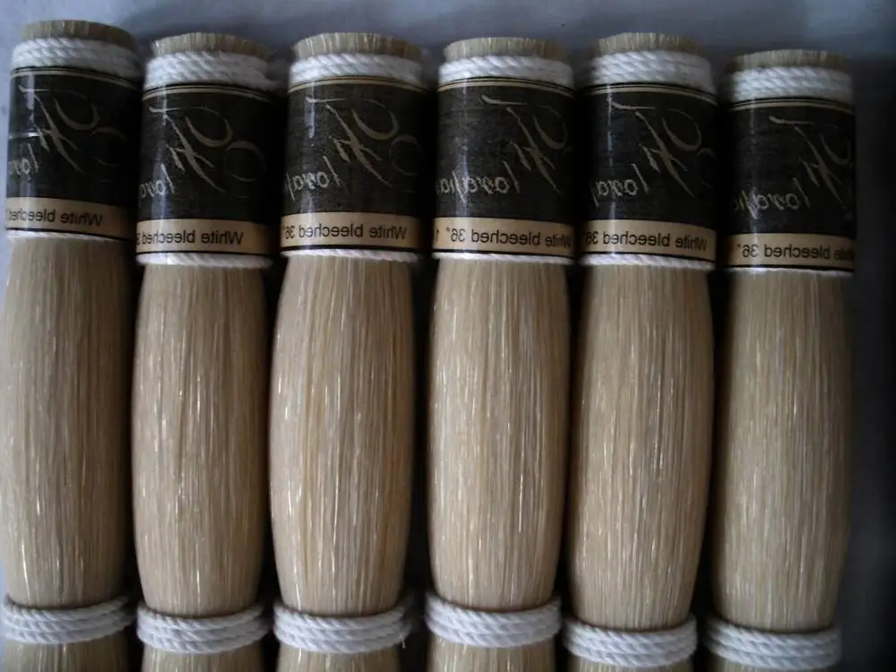 

Free Shipping A Mongolia Nature Violin Bow Hair28'' 250g