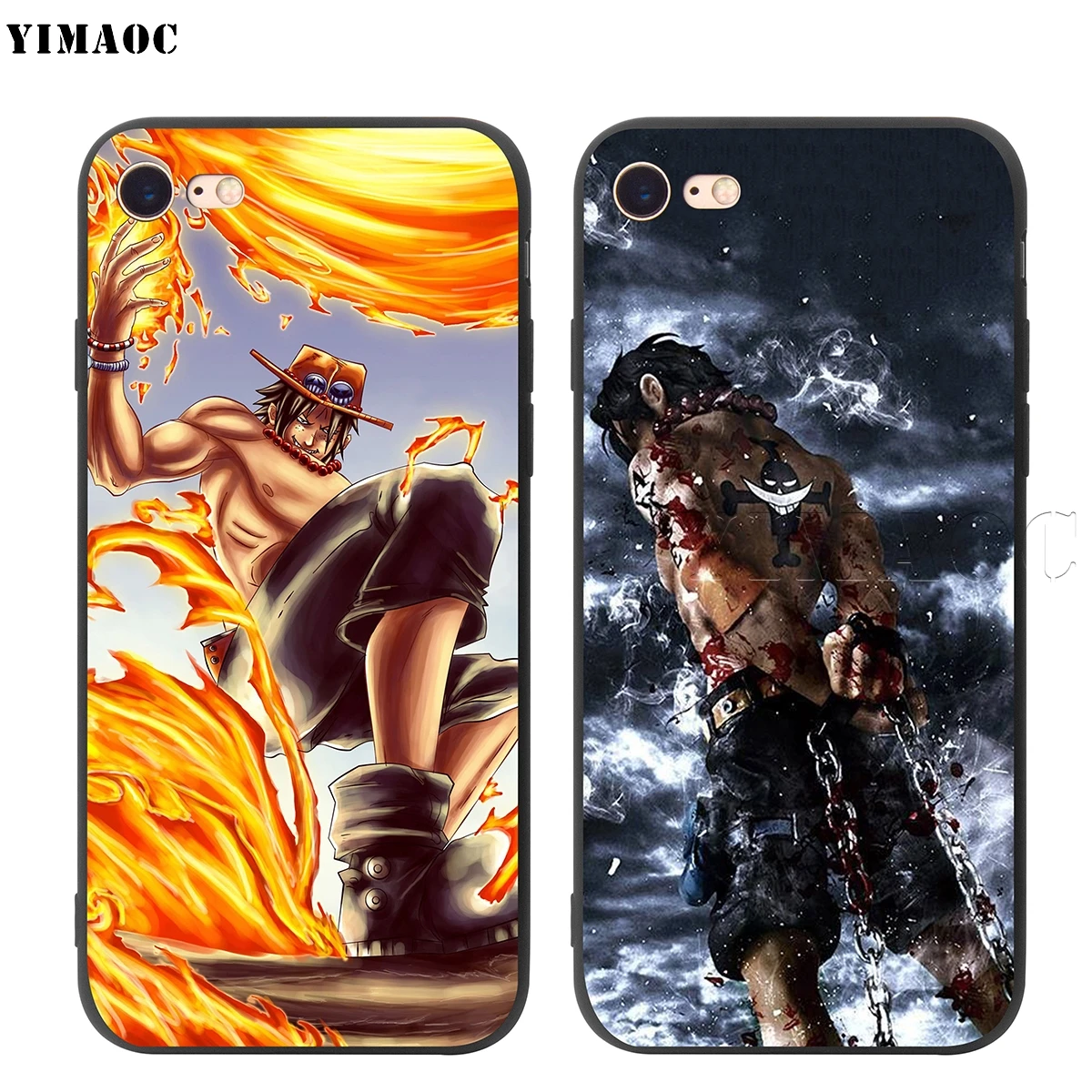 YIMAOC one piece Ace силиконовый мягкий чехол для iPhone 11 Pro XS Max XR X 8 7 6 6S Plus 5 5S SE