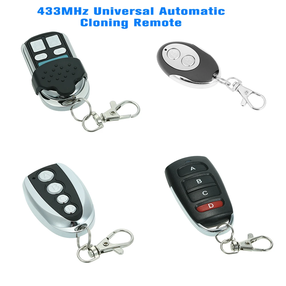 Универсальный автоматический копировальный передатчик 433 МГц 4 кнопки сенсорный