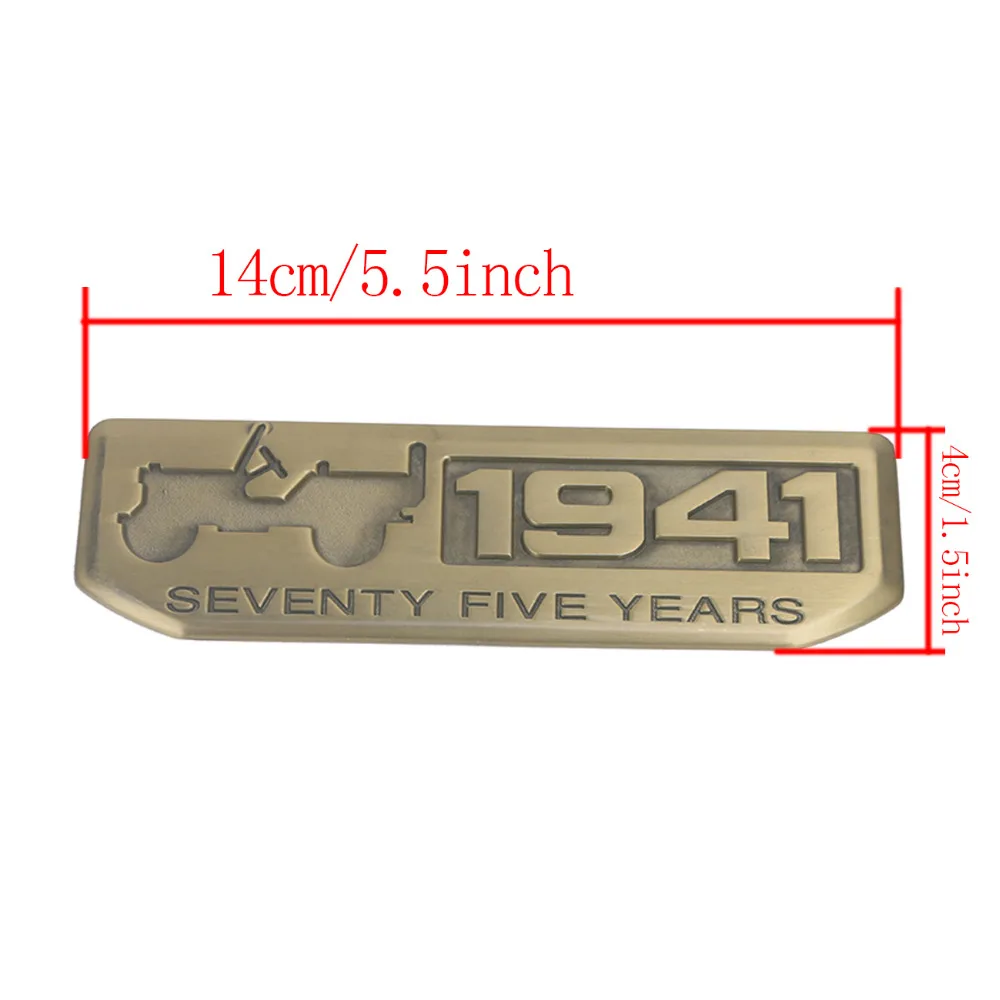 Винтажная бронзовая 1941 семидесяти пяти лет Юбилейная эмблема значок наклейка