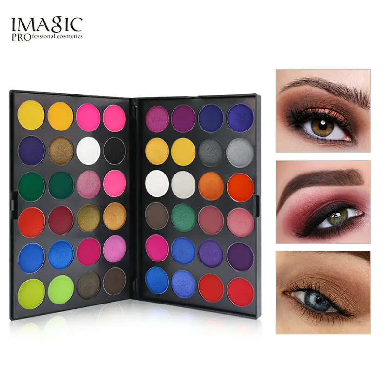 IMAGIC Pallete профессиональные 48 цветов матовые тени для век мерцающий Косметика с