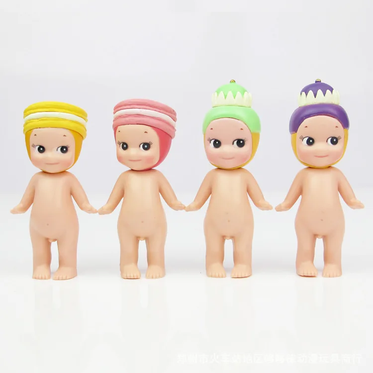 

12pcs/lot Macaroon Series Sonny Angel Kewpie Doll PVC Mini Figure Cute FigurineToys For Kids Gifts