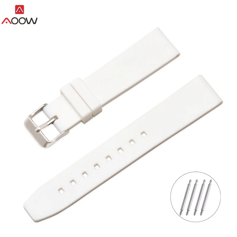 

Generic Watch Straps for Sport Watch Silicone Rubber Watch band Wrist Belt Bracelet 16mm 18mm 20mm 22mm 24mm 26mm 28mm