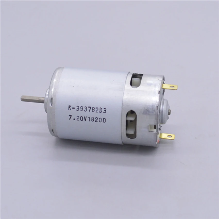 

550 dc motor DC7.2V high power high speed motor for Vacuum cleaner power tool model permanent magnet powerfull machine 18200rpm