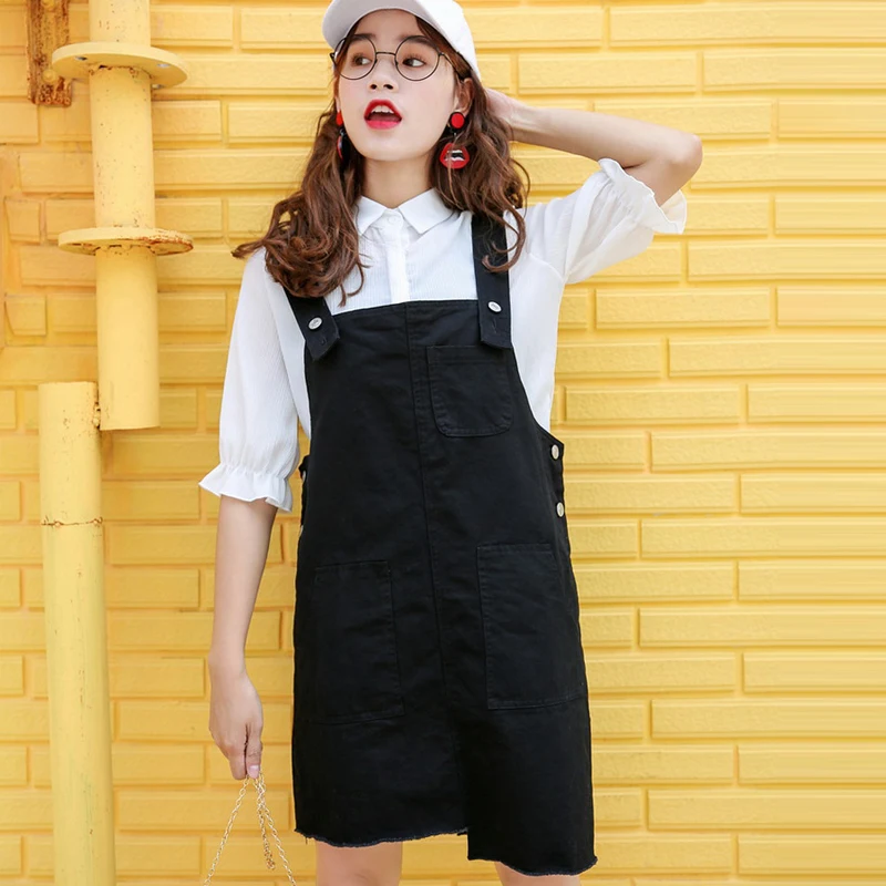 Винтажные Платье черного цвета 2017 тонкий сладкий Jeans платье женщины промывают