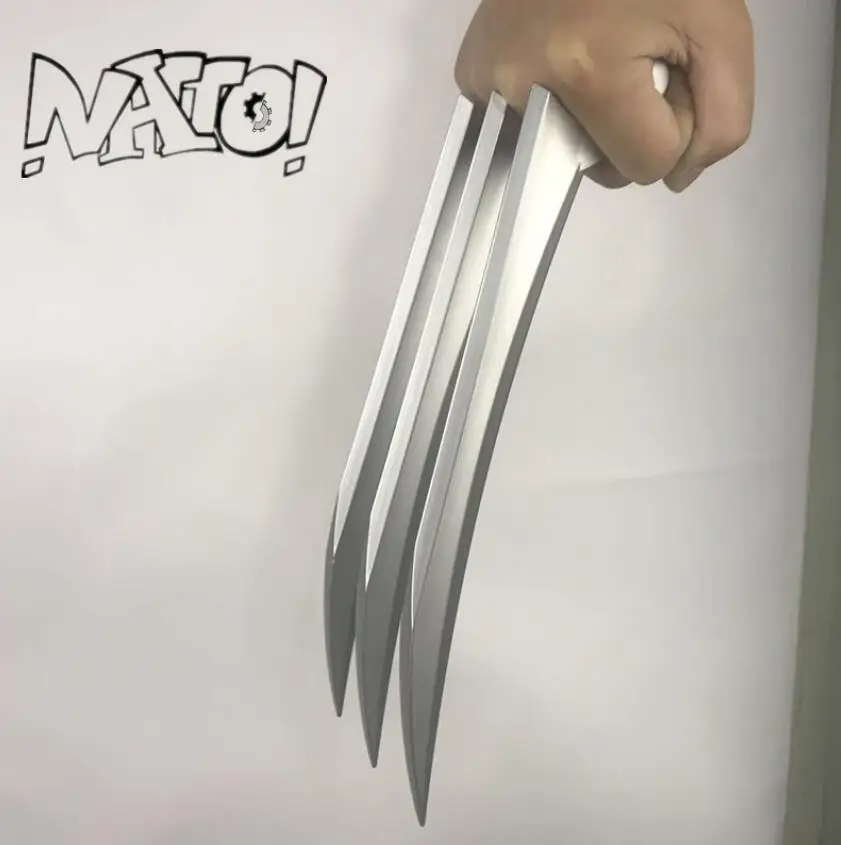 New 2pcs/pair X-Men Cosplay Weapons Wolverines Logan Blade ABS Claws Paw 1:1 Cosplay Prop Super Hero Cosplay Weapons