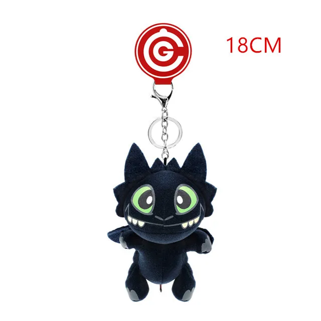 doll 18cm 13-35 см Новинка Как приручить дракона 3 Плюшевые игрушки скрытый мир Беззубик светильник Fury& Night Fury Мягкая кукла подарок для детей - Цвет: doll 18cm