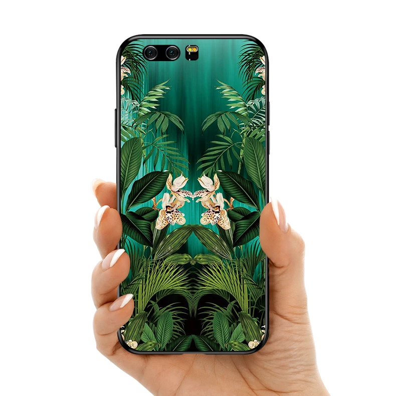 Силиконовый мягкий ТПУ чехол для телефона задняя крышка HUAWEI Honor 9 мульти граф |