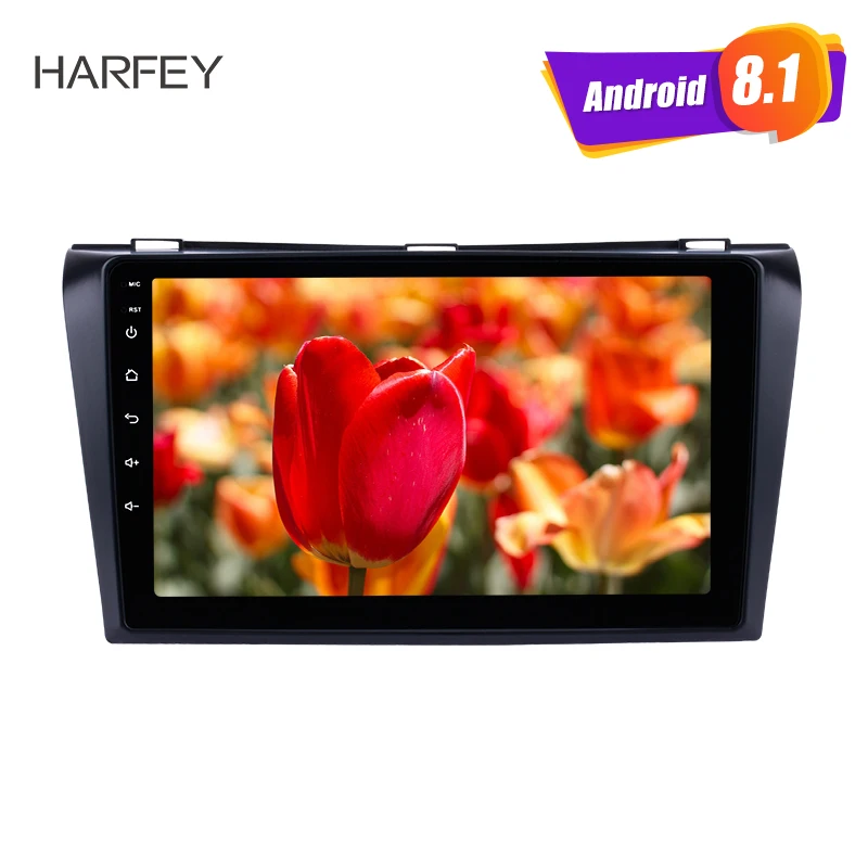 Автомагнитола Harfey 9 дюймов с GPS навигацией для Mazda 3 2004 2005 2006 2009 Android 1 поддержка