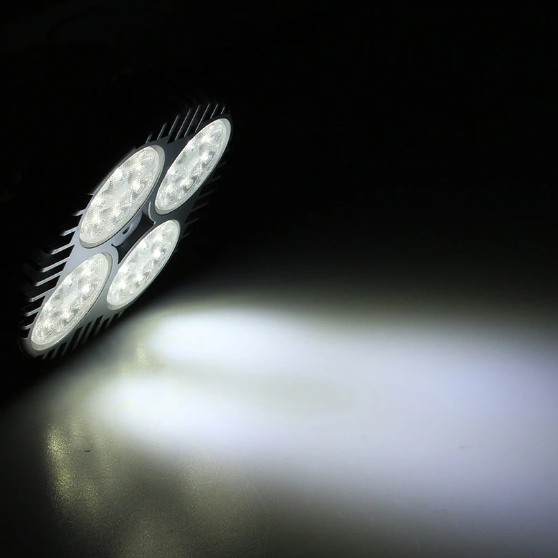 LED Par30 35 Вт прожектор Par 30 лампа E27 Indooor Высокая мощность черный белый корпус 220В 1