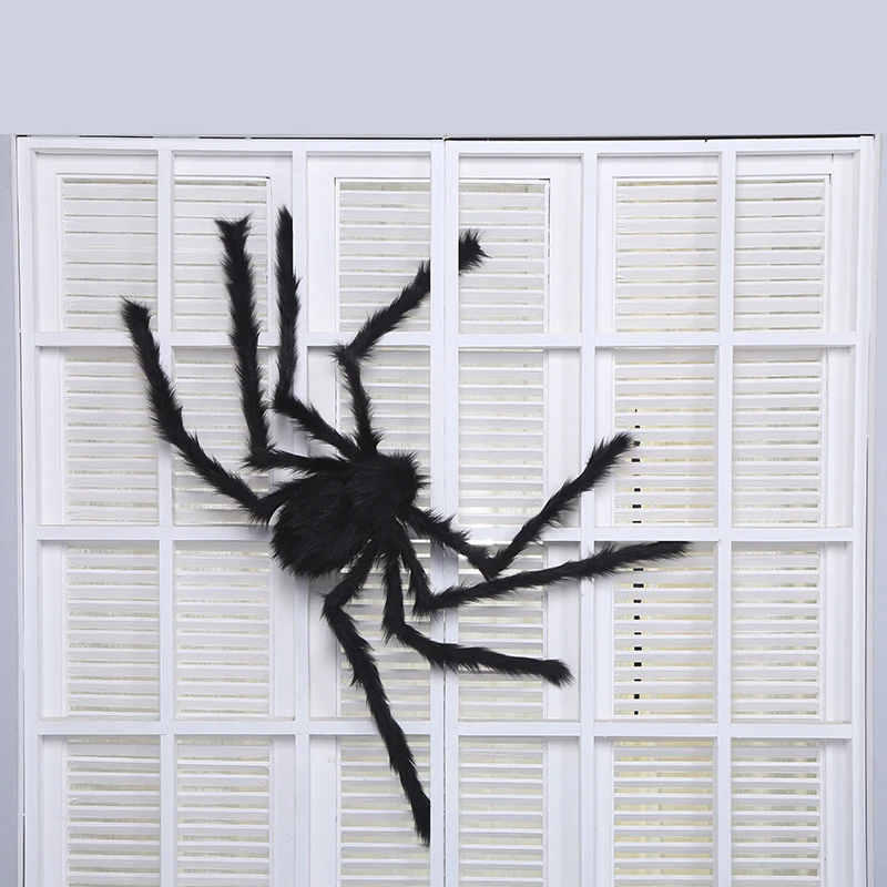 Decoración de Halloween Horror 150 cm juguete araña peluche gran tamaño para fiesta Casa decoración Hallowee | Дом и сад