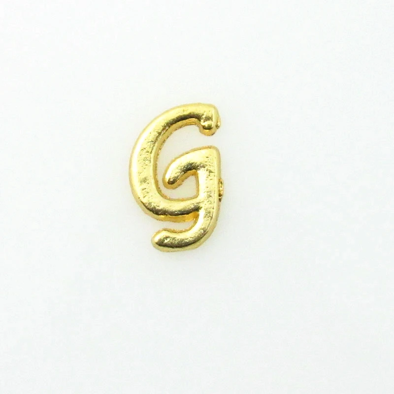 Новое поступление 20 шт./лот золотые и серебряные буквы алфавита G сплав плавающий