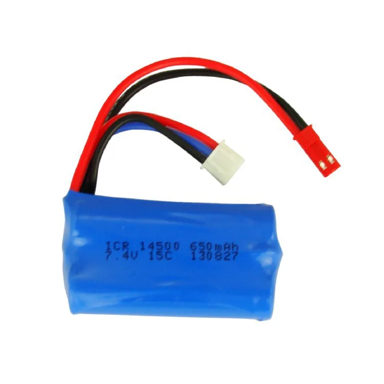 7,4 V 650 mAH 14500 Lipo батарея для Syma F1 пульт дистанционного управления Вертолет li-po 2s батарея 650 mAH 7,4 V 14500 15C игрушка Батарея