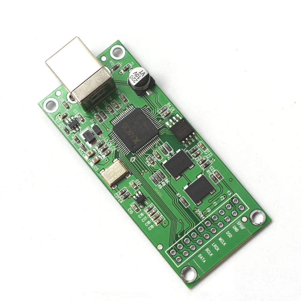 Последний XMOS U208 XU208 USB 384K 32B модуль ies SPDIF выход поддержка DSD Обновление от XMOS U8 для es9018 es9038 AK4497 ЦАП C6-006