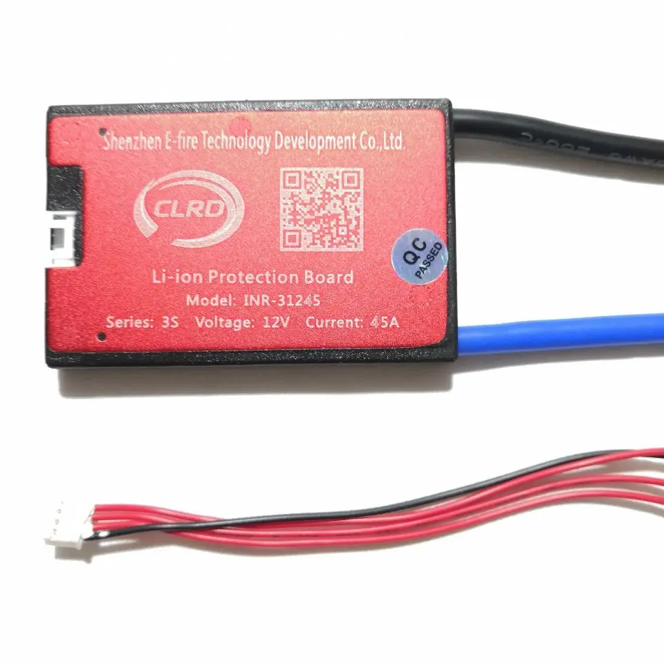 CLRD 3S 20A 30A 40A Li-Ion 18650 BMS PCM плата защиты батареи с балансом для литий-ионного Lipo