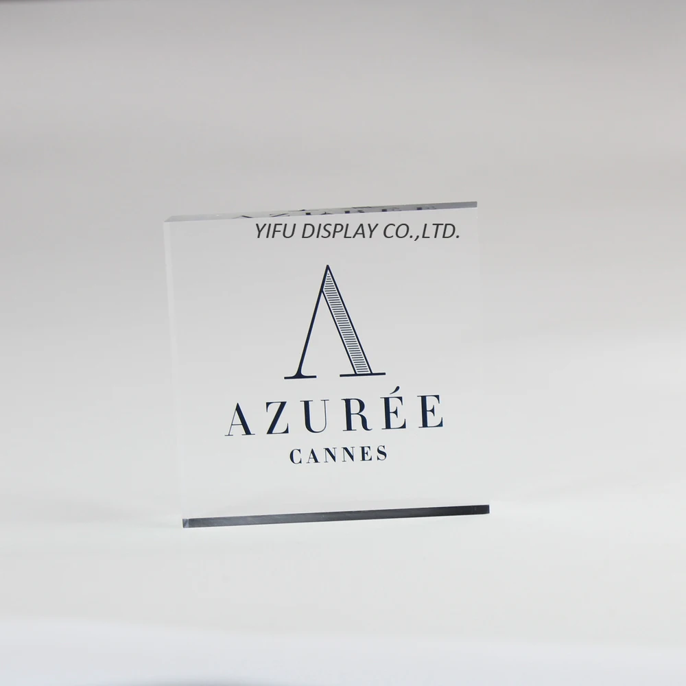 Акриловый блок с логотипом акриловый фирменный табличка названиями рекламные