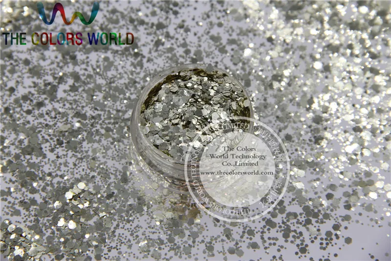 Шестигранные блестки в форме Шестиугольника цвета шампанского золотого для