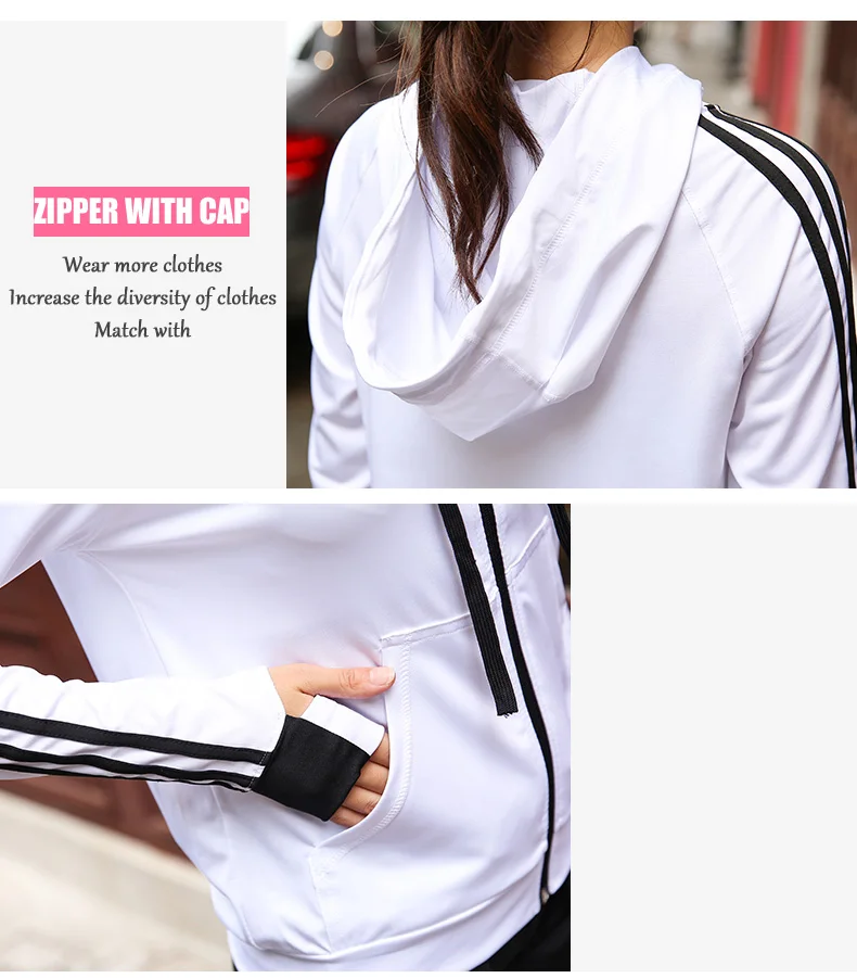 Ropa Deportiva mujer conjuntos gym camisetas, комплект для йоги, спортивный костюм, спортивная одежда с капюшоном для женщин, одежда для спортзала размера плюс, одежда для фитнеса