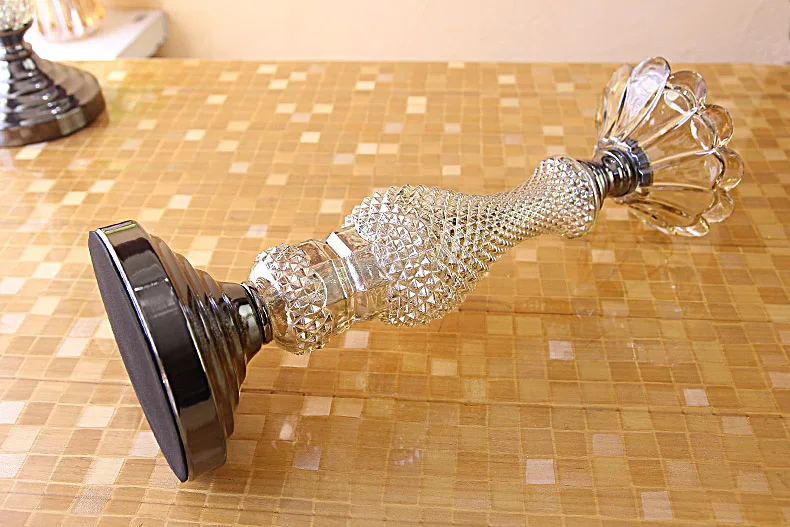 Crystal Glass Candle Holder Household Act The Role Ofing Is Tasted Candelabra Centerpieces Wedding | Дом и сад