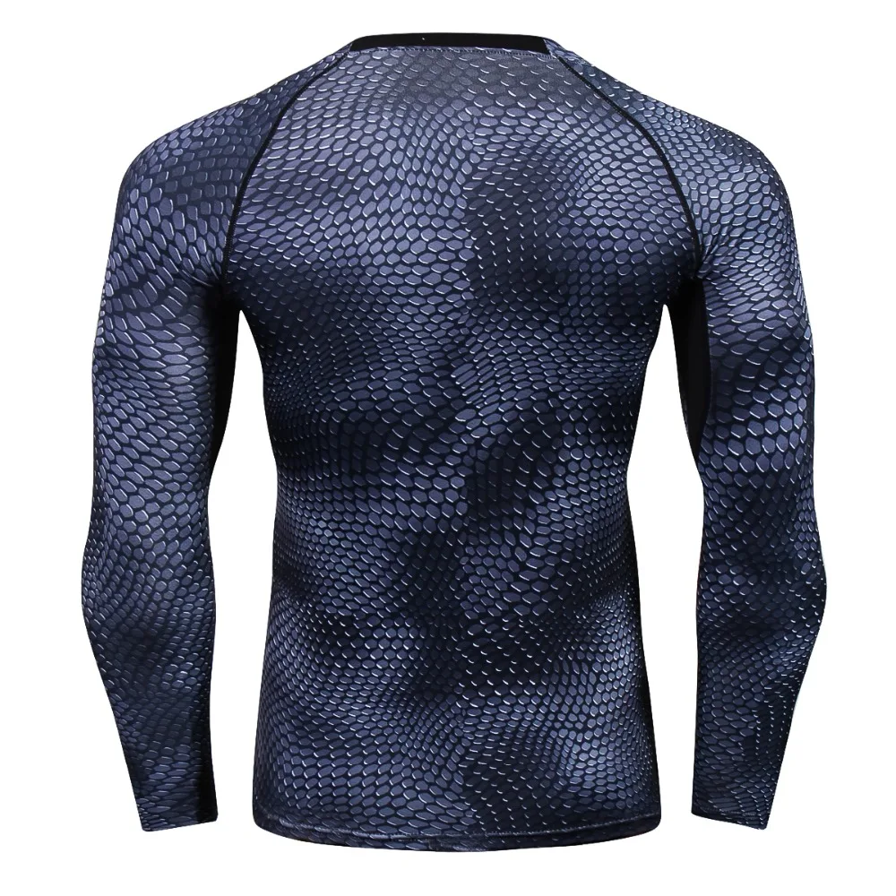 Новинка 2018 осень чистый цвет змеиная кожа длинный рукав футболка фитнес Спорт