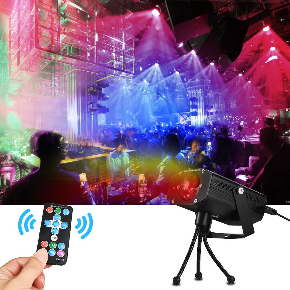 Портативный проектор волновой воды LEDGLE компактный пульсатор с пультом