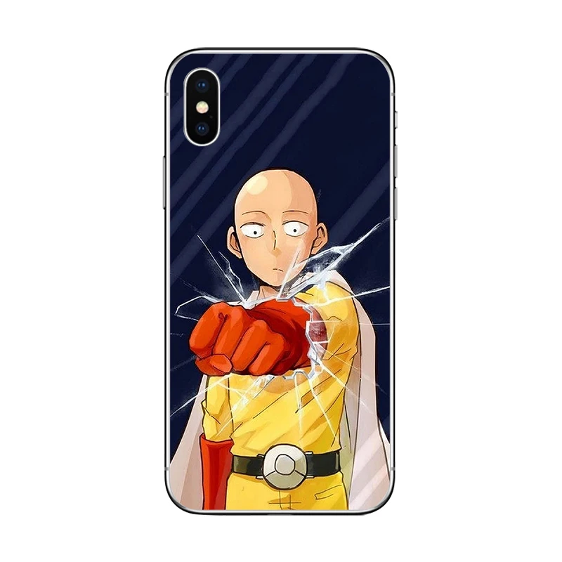 Ciciber чехлы для телефонов One-Punch Man для IPhone 7 8 6 6s Plus SE 5s X Xs XR XS Max мягкий TPU ковер 11 Pro Funda Coque on.