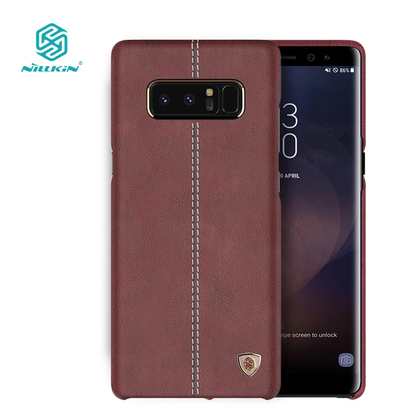 Nillkin Englon cover for samsung galaxy note 8 case luxury PU Leather Vintage back note8 phone 6.32'' |