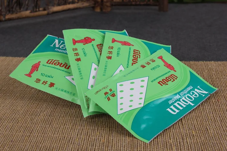 Ментол 40 шт./4 сумки Таиланд боли вставить лечение артрита периартрит патч в