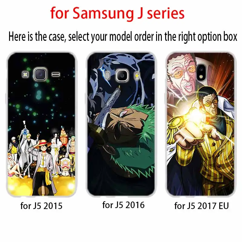 Цельнокроеный чехол для телефона с аниме Луффи Samsung Galaxy j6 J8 J7 J5 J3 J4 Plus 2018 2017 2016 J610