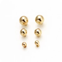 3pairs fashion round stud earrings set for women korean style zinc alloy gold color balls brand jewelry accessories