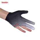 Boodun 1 шт. бильярдные перчатки для бильярдного бильярда, перчатки с 3 пальцами, перчатки для бильярда, перчатки для снукера, высококачественные аксессуары для бильярда